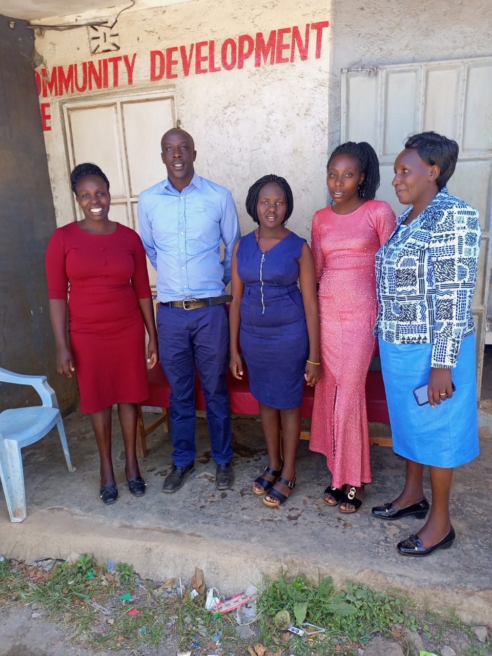 At the Community Development office